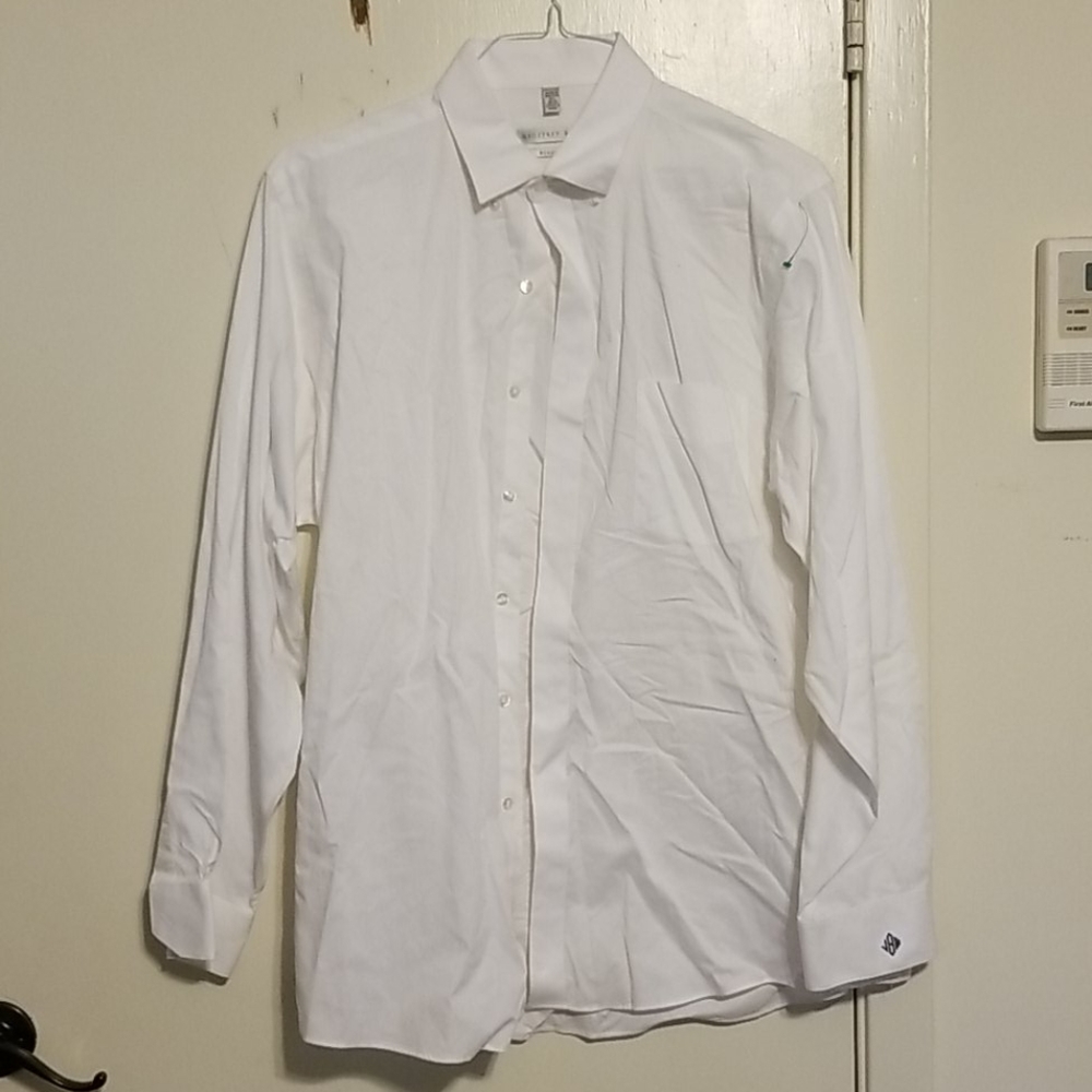 Mens White Button Down